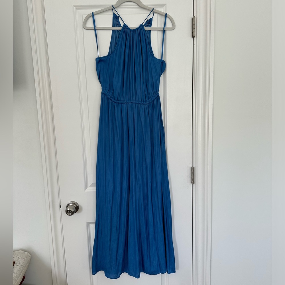 Loft blue maxi dress